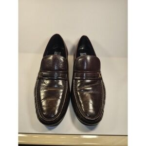 Florsheim Shoes Mens Size 10.5 D Burgundy Pisa Moc Toe Tassel Loafers Leather